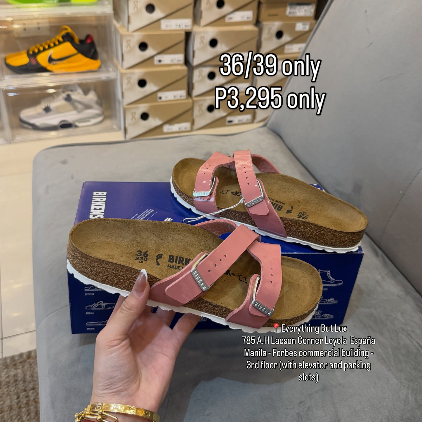 BIRKENSTOCK - YAO PATENT OLD ROSE
