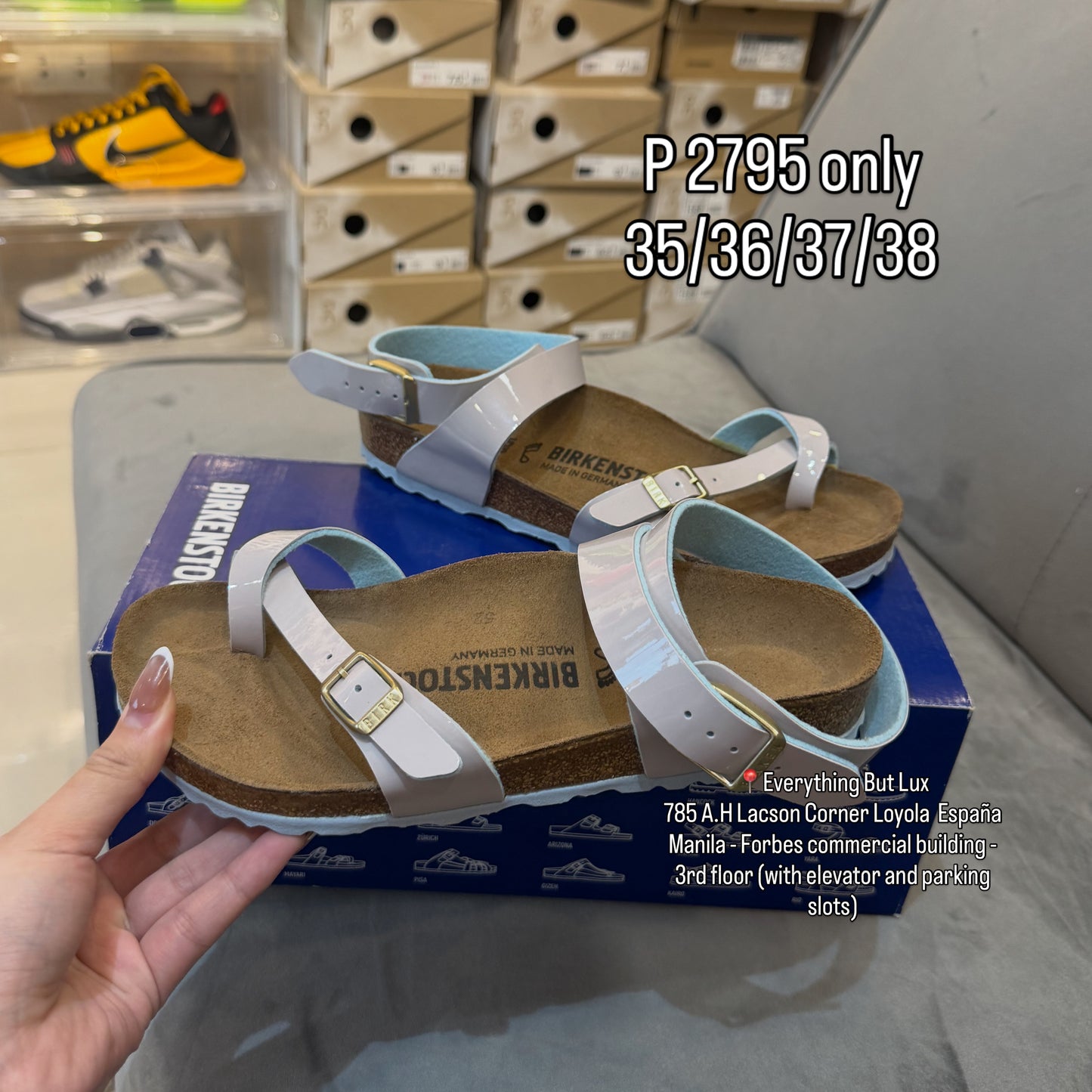 BIRKENSTOCK - YARA LIGHT GRAY