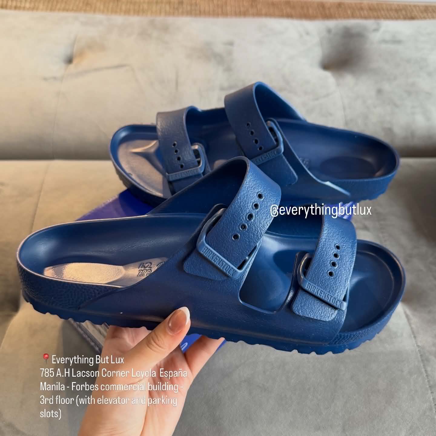 BIRKENSTOCK - Arizona Eva Navy