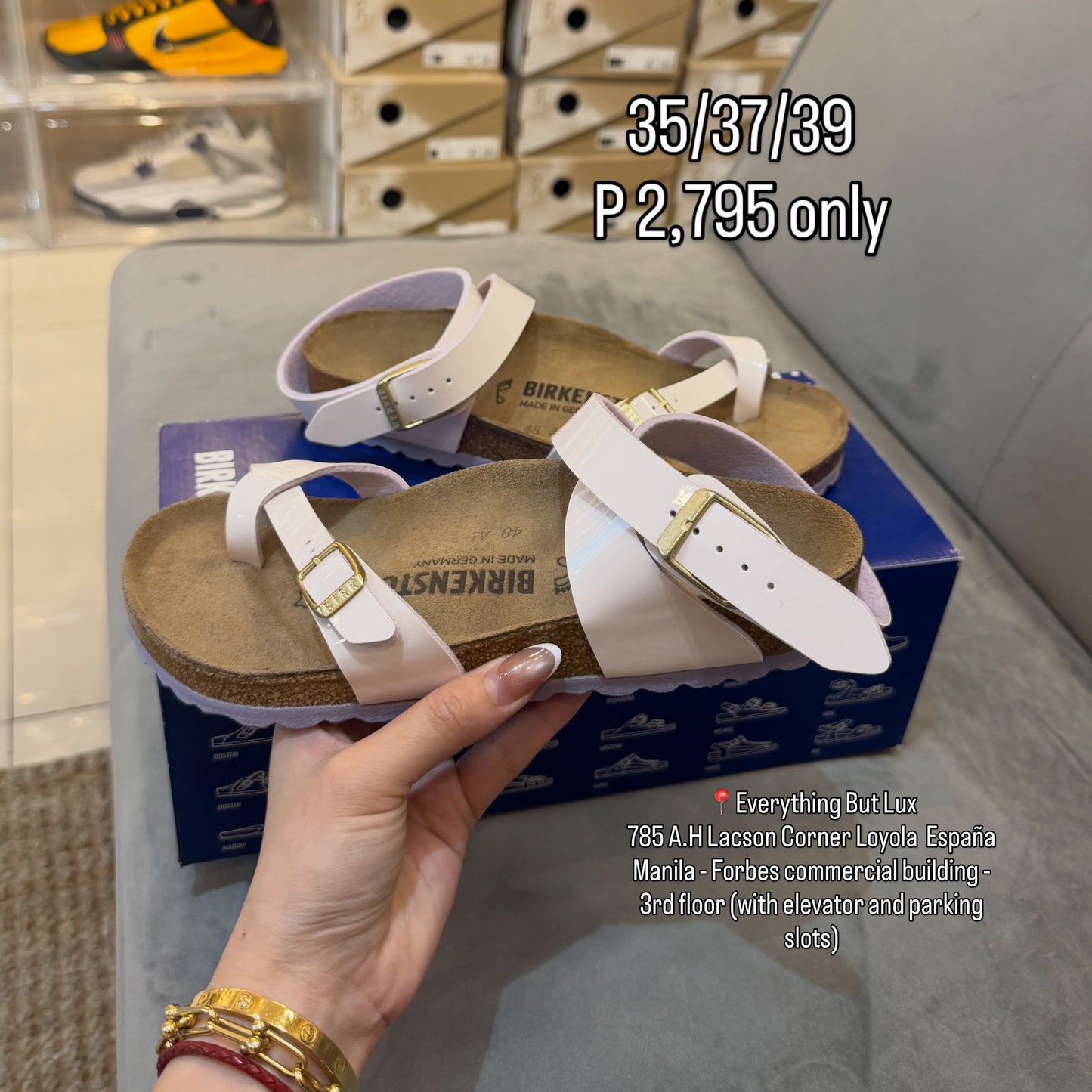 BIRKENSTOCK - YARA CREAM PINK