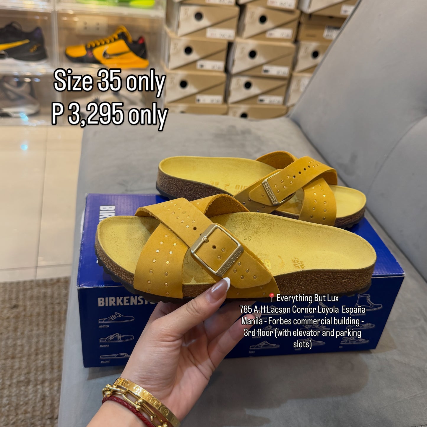 BIRKENSTOCK - SIENNA RIVETS OCRE