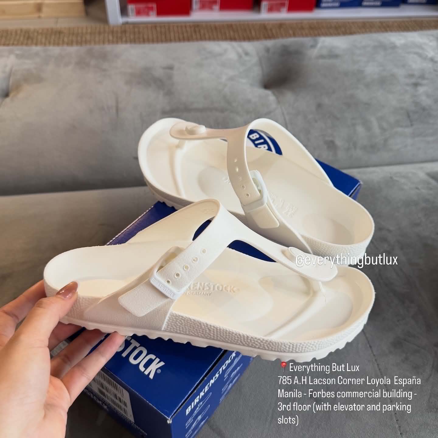 BIRKENSTOCK - Gizeh Eva White