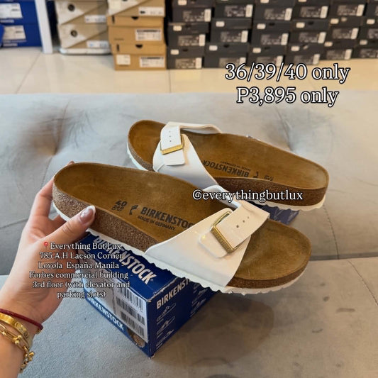 BIRKENSTOCK - MADRID BS PATENT WHITE