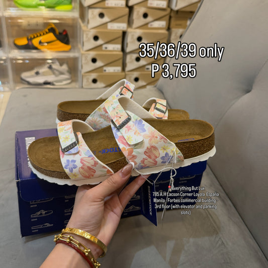 BIRKENSTOCK - SYDNEY FLOWERS WHITE
