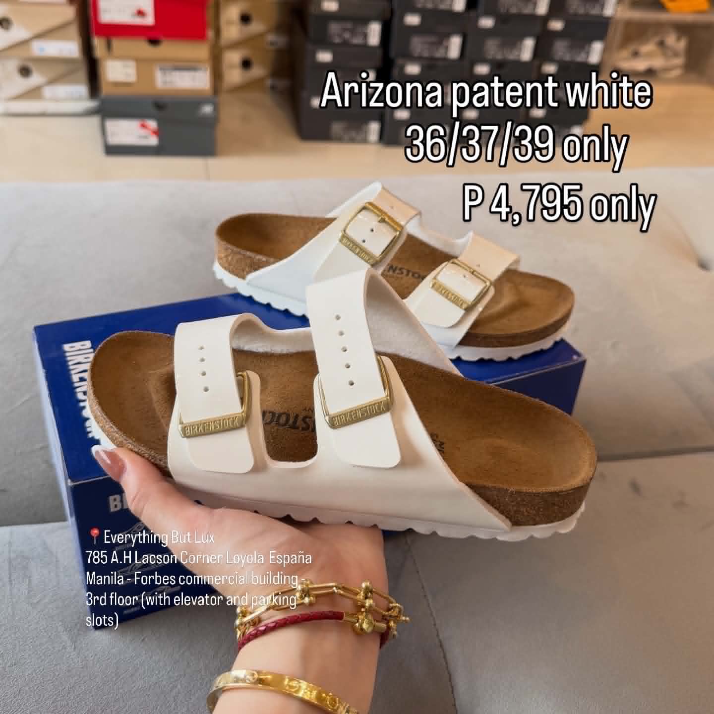 BIRKENSTOCK - ARIZONA BS PATENT WHITE