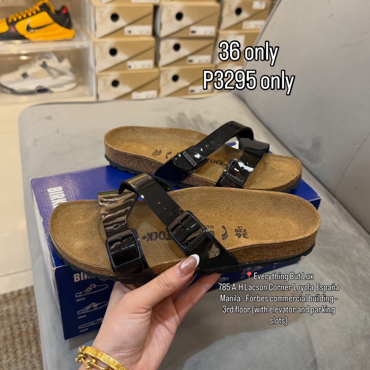 BIRKENSTOCK - YAO PATENT BLACK