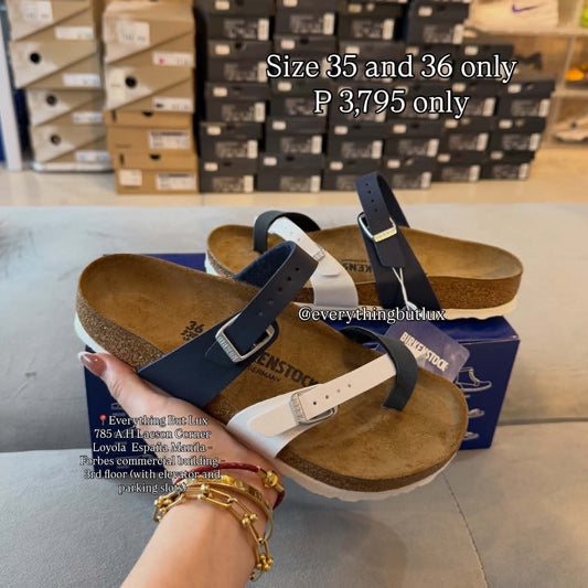 BIRKENSTOCK - MAYARI BLUE/WHITE/BASALT