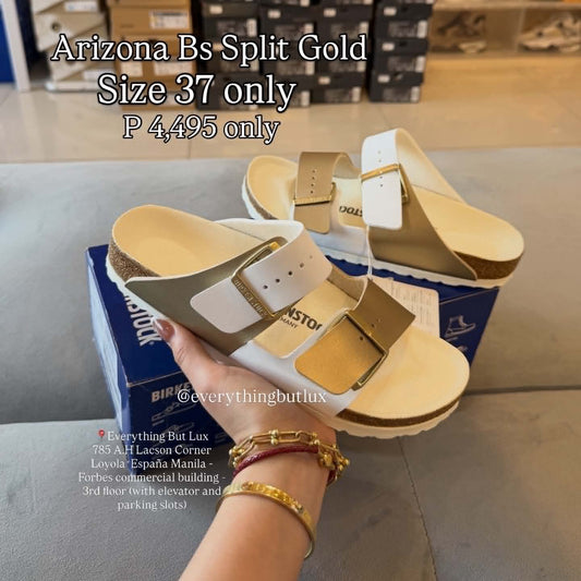 BIRKENSTOCK - ARIZONA BS SPLIT WHITE GOLD